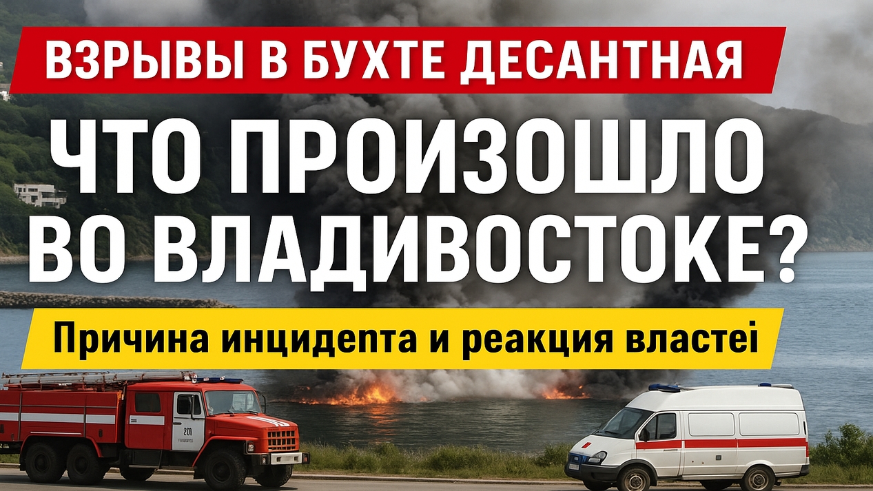 ВЗРЫВЫ во Владивостоке! Что произошло в бухте Десантная?