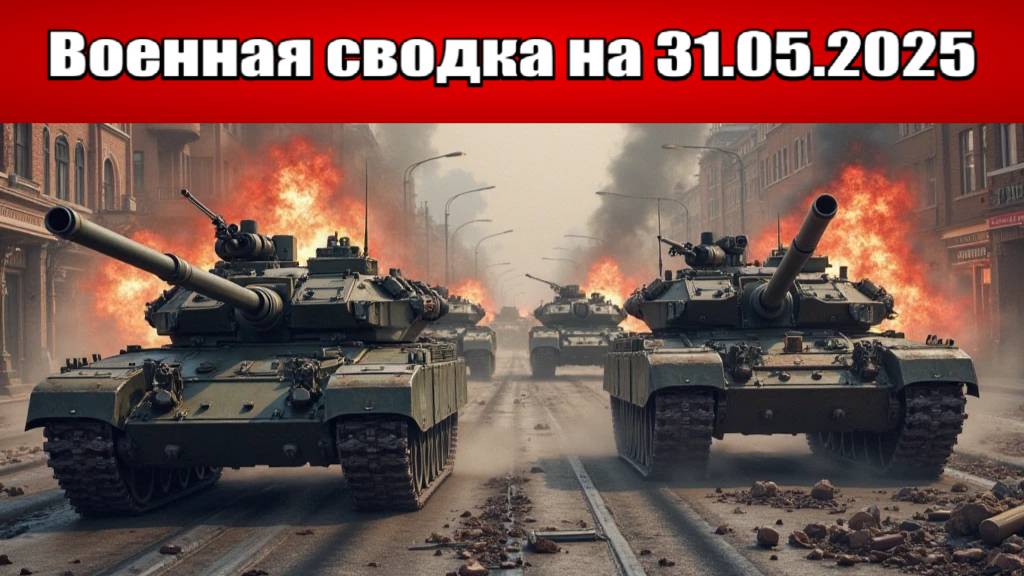 «Российские силы начали битву за Купянск!»: Военная сводка с фронта СВО на 31.05.2025