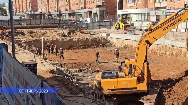 Ход строительства (продления) автозаводской ветки метро на улице Максима Горького // 2022 - 2025