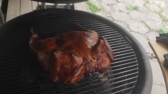 Аппетитная курочка на гриле