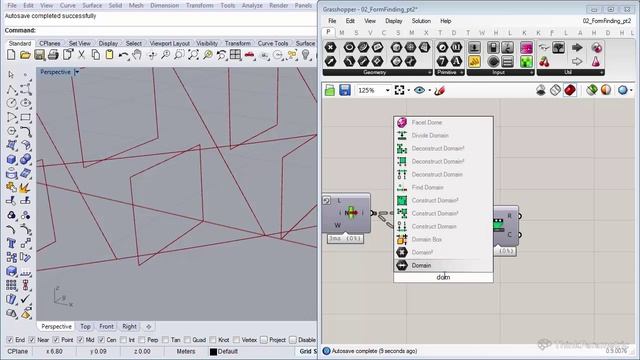 6.2 Quick visualization of our wall - ThinkParametric