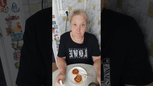 МУКБАНГ.Завтрак из остатков 🤭 (вчерашних),но вкусно 😋.