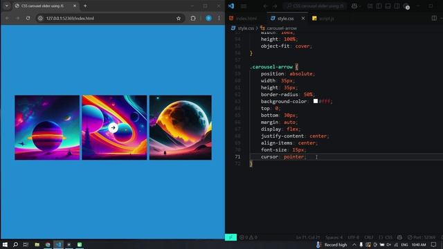 Галерея изображений с горизонтальной прокруткой || Image