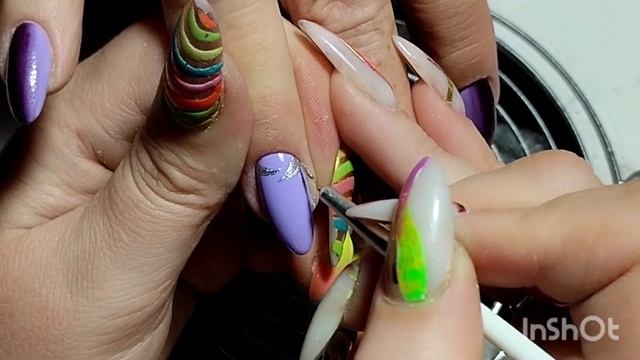 вертикальный градиент #nails#nailart#маникюр#ногти#shorts