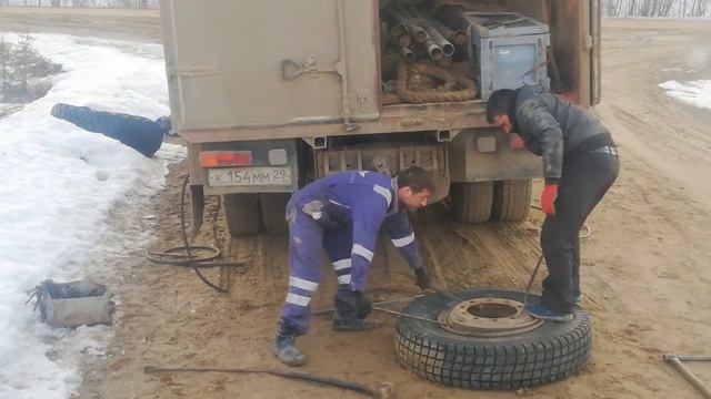 Мишка и колесо!