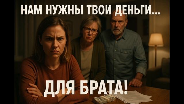 Ты Должна Отдать Нам Деньги... На Квартиру Брату!" После Этого Я Поняла, Кто Я Для Семьи, И Отрезал