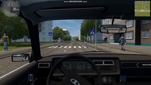 Купил пушечку!!!! в игрушке City Car Driving 4Серия