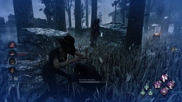 Dead By Day Light игра за выжившего Енот и Совушка
