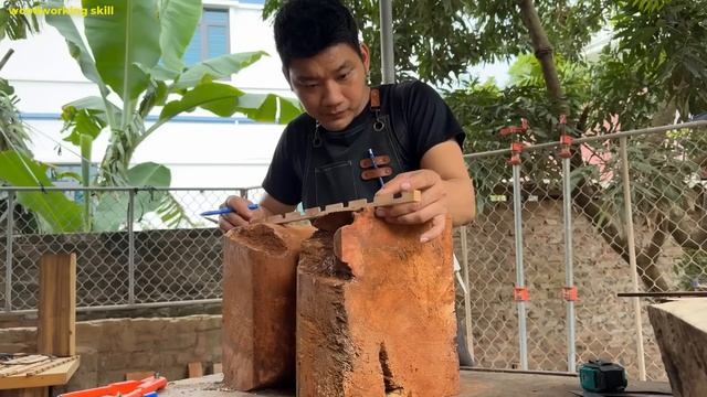 Turning Old Discarded Wood Into Million-Dollar Artworks. Creating Masterpieces from Discarded Wood