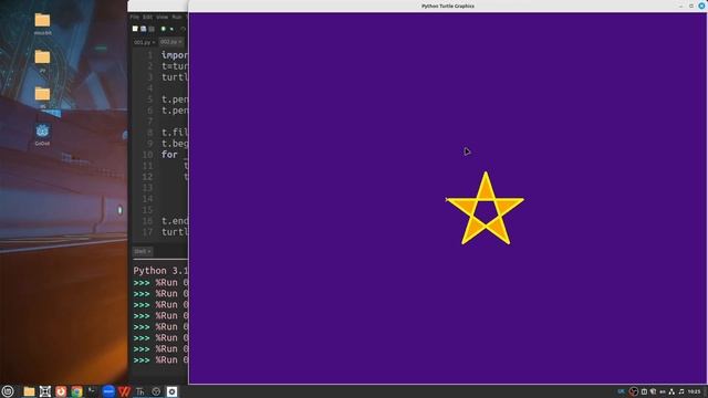 Python - модуль turtle | Урок 2 | Заливка та колір фону