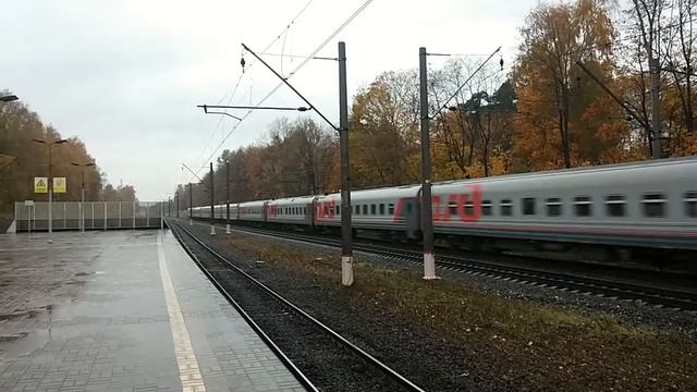 ЭП20-039 С Поездом ТКС На станции Удельная