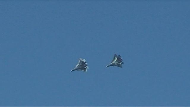 Т-50 ПАК ФА на авиашоу "Авиадартс - 2017
