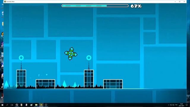 GEOMETRY DASH #1 ПЕРВЫЕ 6 УРОВНЕЙ И ПЕРВЫЙ ДЕМОН