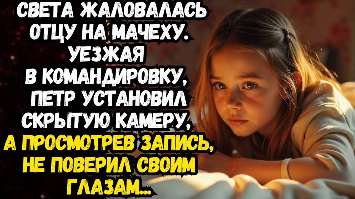 Истории из жизни: Света жаловалась отцу на мачеху. Уезжая в командировку... Аудио рассказы