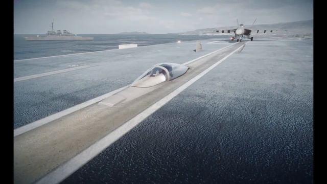 Battlefield 3 : самолет проникает сквозь палубу авианосца