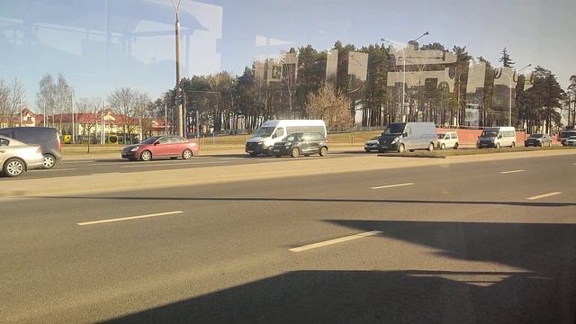 Поездка на Автобусе МАЗ-107.485 ГОС.АС 5055-7 По-маршруте 11 (МИНСК)