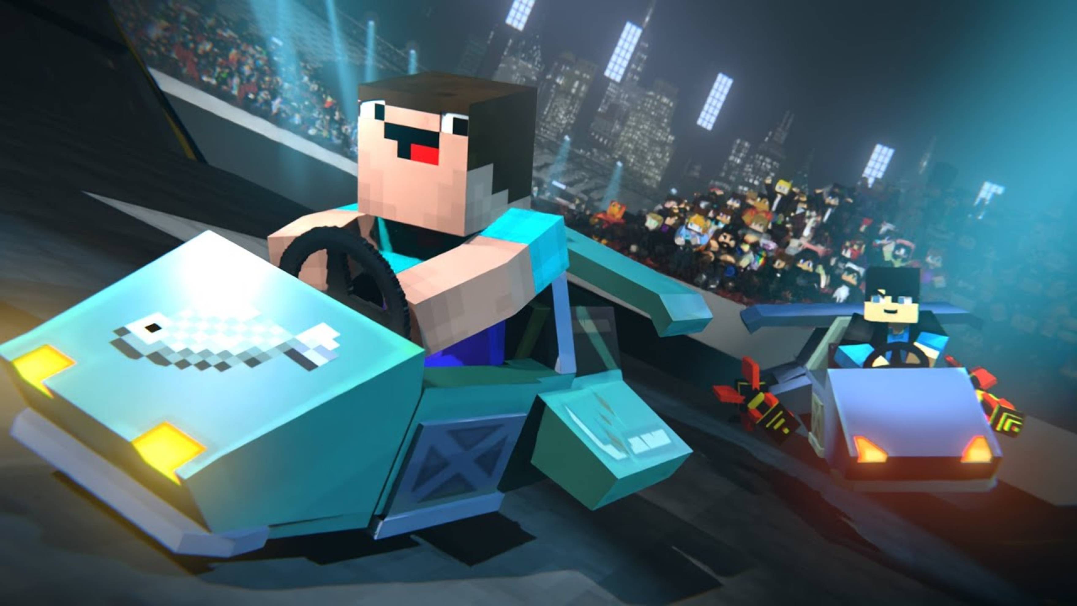 НУБИК УСТРОИЛ ГОНКУ В МАЙНКРАФТ АНИМАЦИЯ МУЛЬТИК MINECRAFT ANIMATION NOOB НУБИК НУБ И ПРО МАЙНКРАФТ