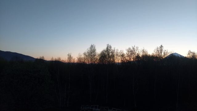 рассвет...