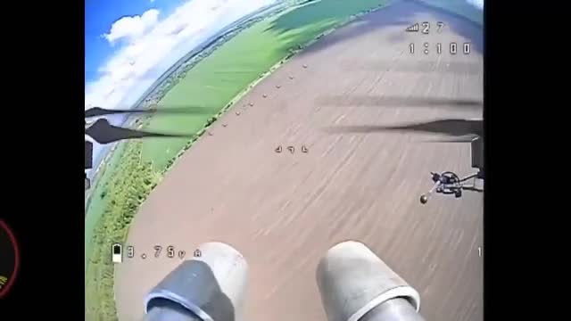 Стреляющий российский FPV-дрон для перехвата вражеских БПЛА.
