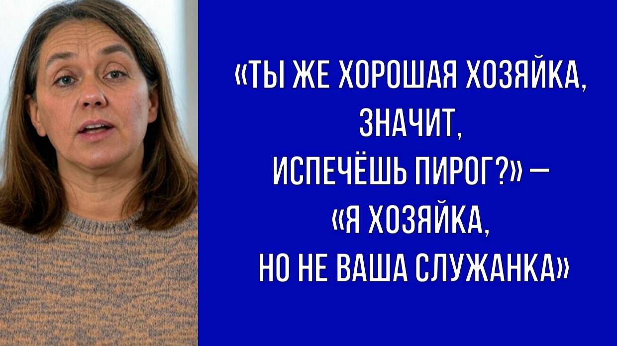Чужие желания – не руководство к действию, но не все это понимают – жена объяснила родным границы