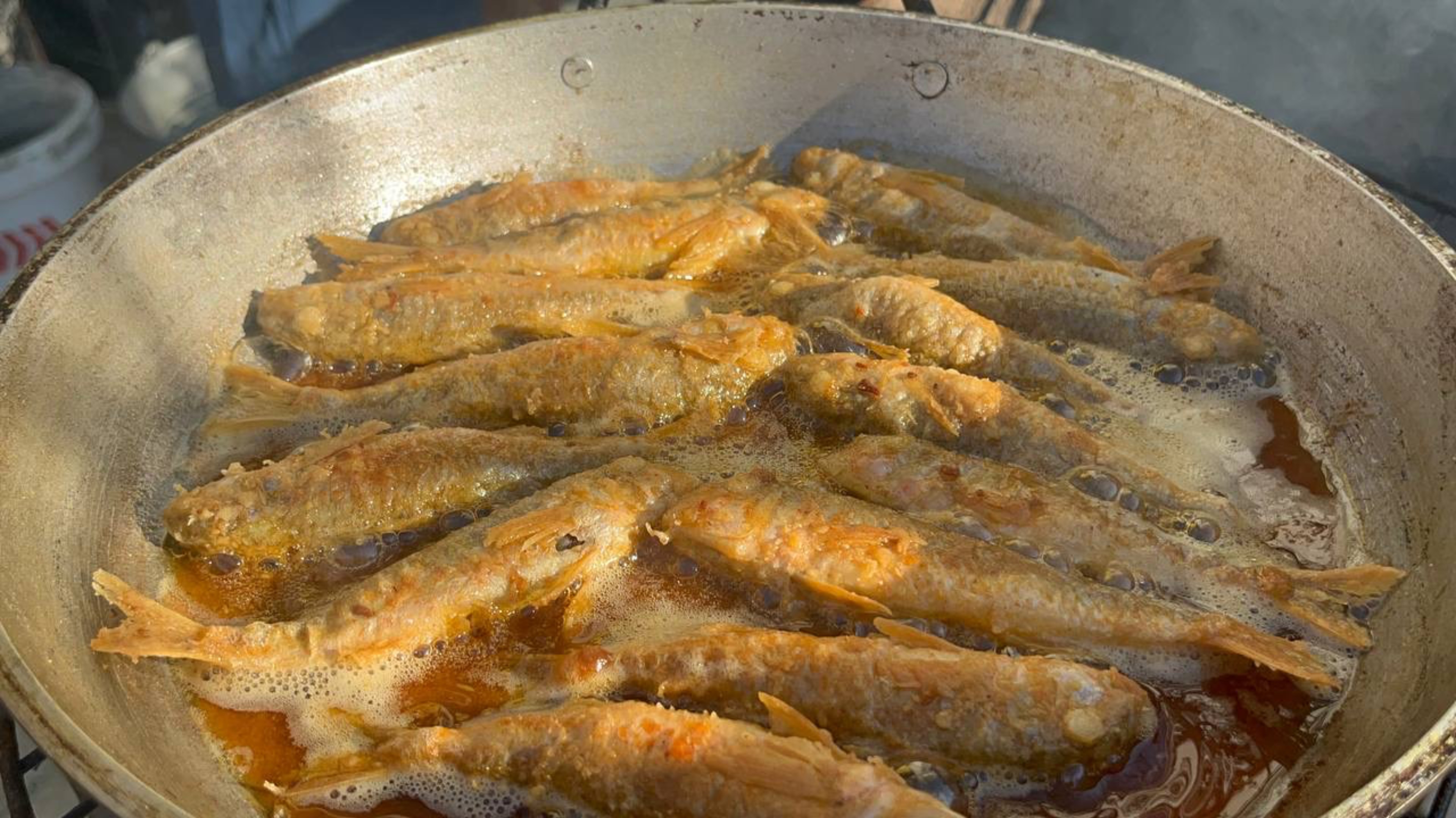 Жарим барабулю. Ооочень вкусно!