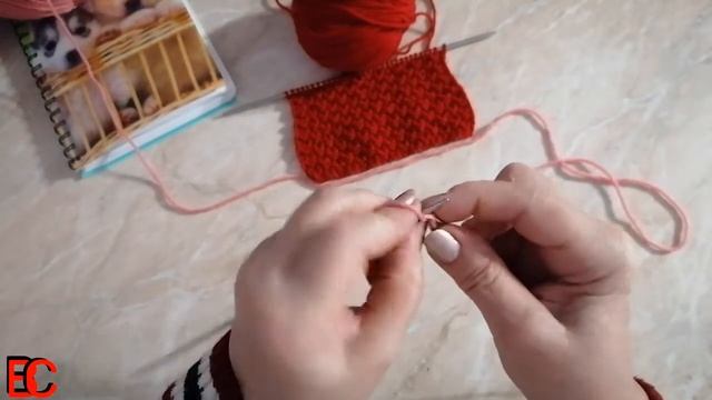 Плотный Двухсторонний Узор. Вяжем Спицами.