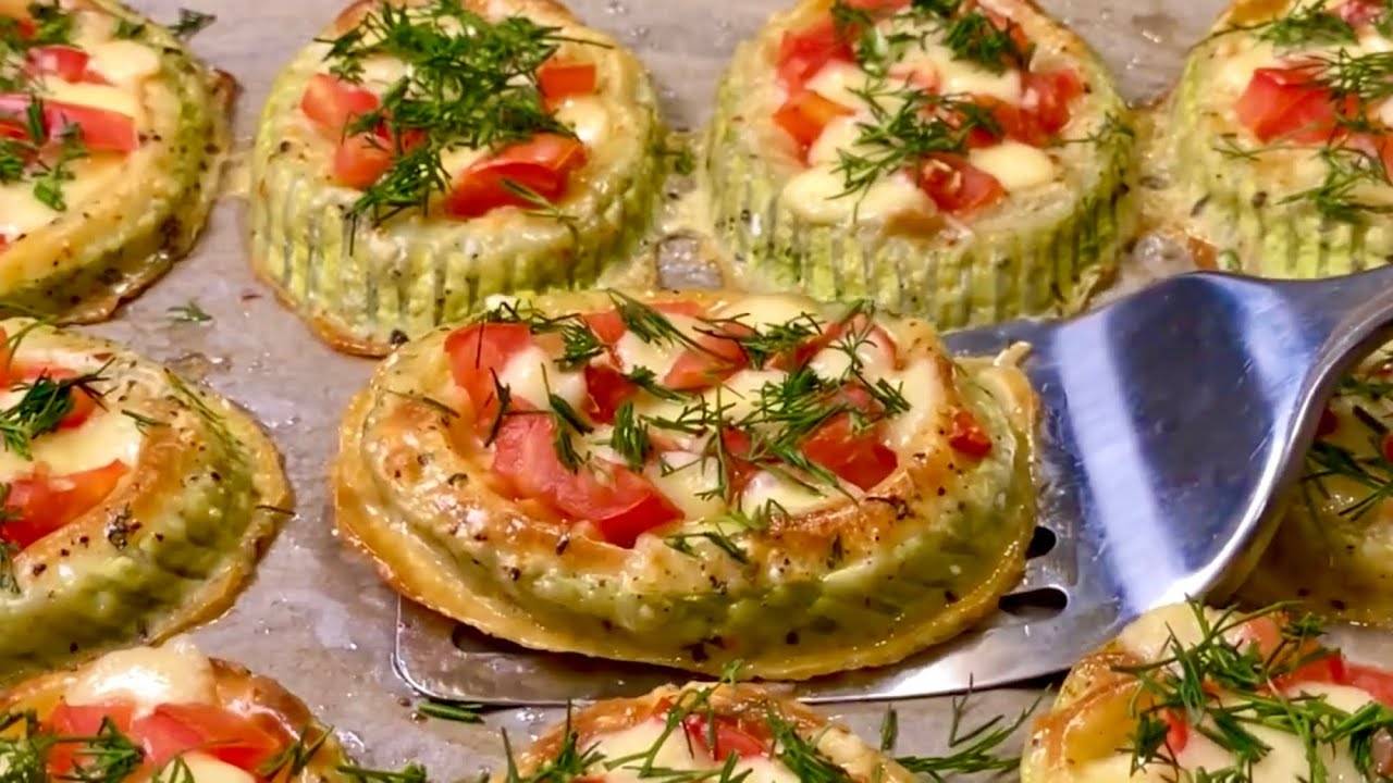 КАБАЧКИ запеченные в духовке! Очень вкусные кабачки! Ушли как семечки! Готовим сразу двойную порцию
