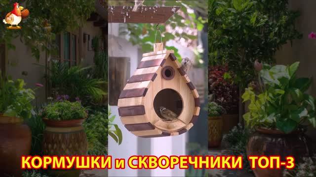 Кормушки и скворечники своими руками для птиц ТОП-3 (21) 🪚🪛🔨 Идеи для дачи и сада пошагово ❣️