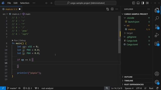 Rust 3: Переменные и числовые типы данных