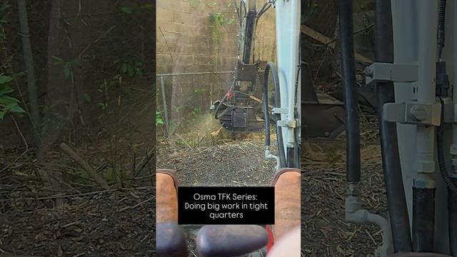 Мульчер TFK50dt OSMA на мини-экскаватор Takeuchi