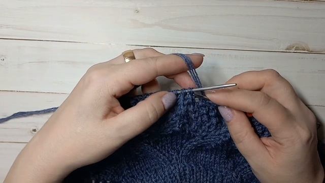 Пончо спицами. часть 3.
