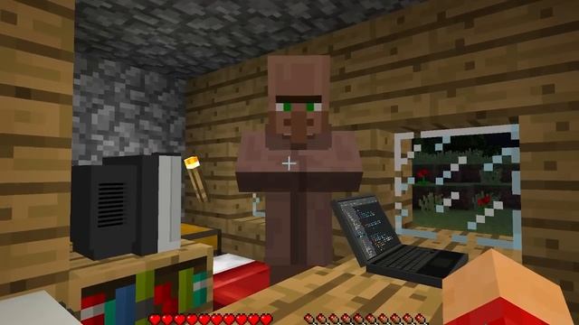 ЖИТЕЛЬ ПОСЕЛИЛСЯ ПРЯМО У МЕНЯ ПОД ДОМОМ В МАЙНКРАФТ | Компот Minecraft