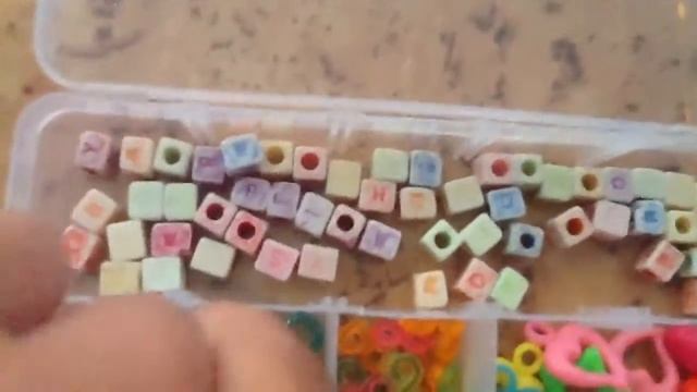 Мой набор бусинок , клипсов , кубиков , подвесок :) ⭐️🎶