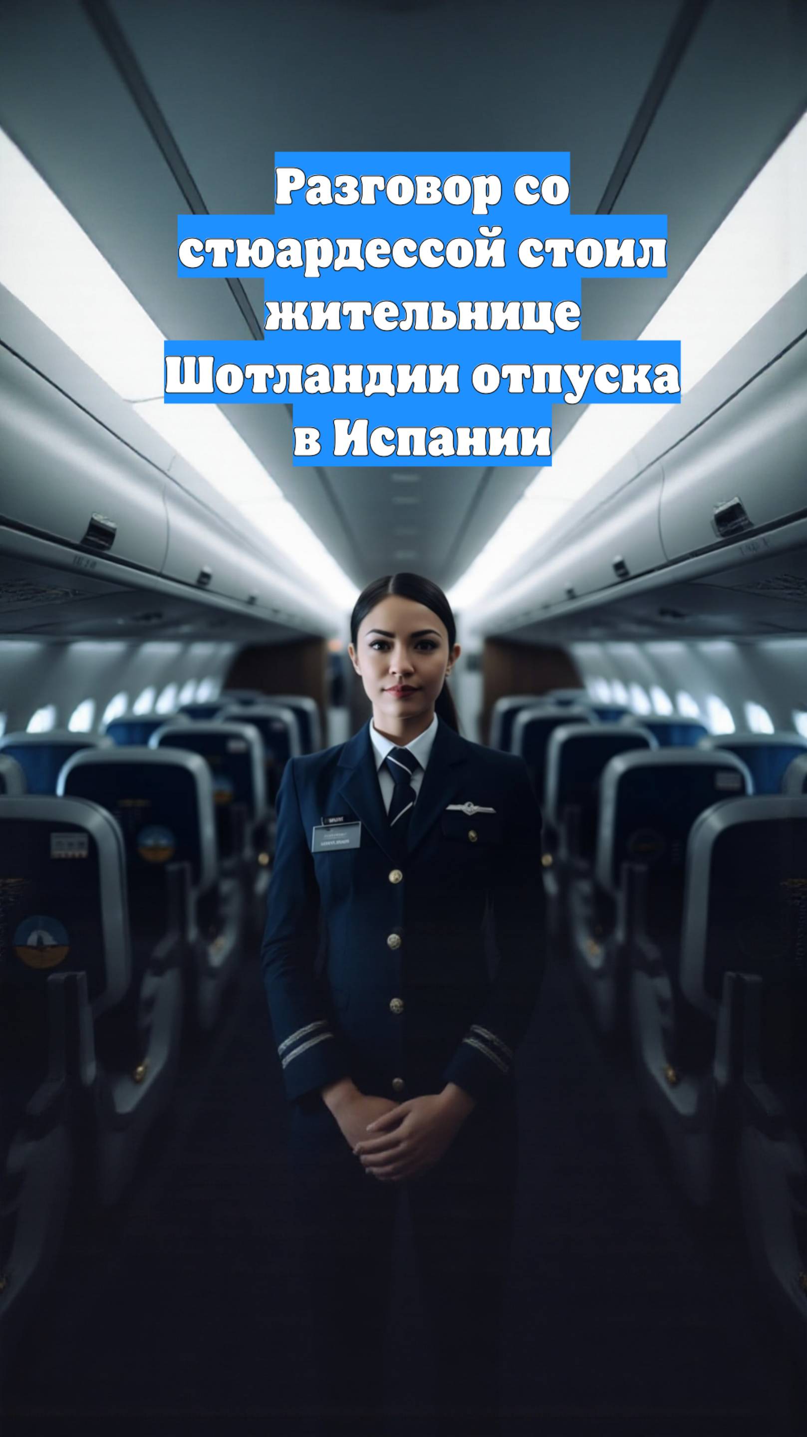 Разговор со стюардессой стоил жительнице Шотландии отпуска в Испании