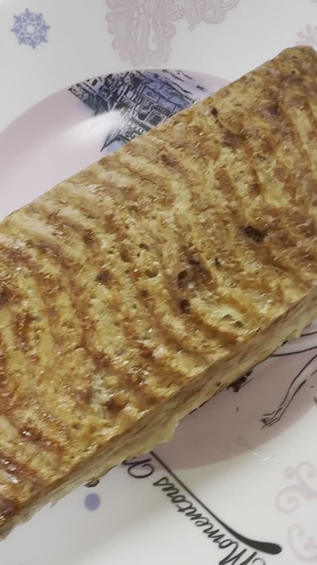 Яблочно-овсяный пирог