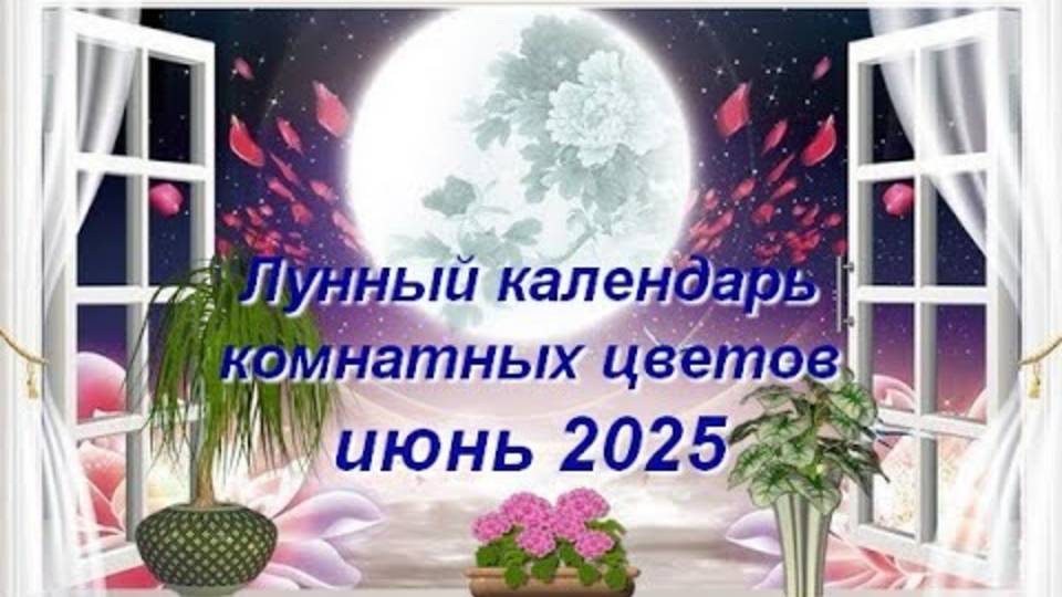 ЭТОТ Лунный календарь спас МОИ растения! 🌿 Июнь 2025 - когда поливать, пересаживать и удобрять