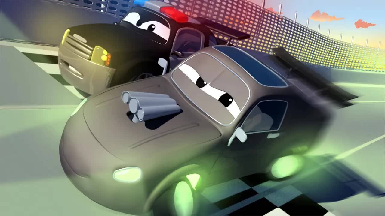 Авто Патруль -  СТРАННАЯ МАШИНА на Детской Площадке! - Автомобильный Город  🚓 🚒 детский мультфильм