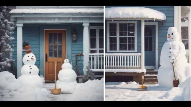 Со снегом хочет целоваться. 2й вариант