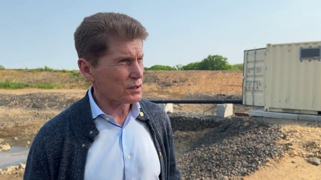 Губернатор Приморья осмотрел защитную дамбу в посёлке Горные Ключи.
