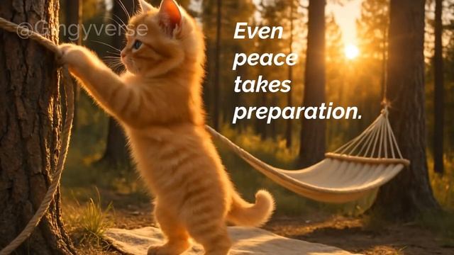 ⛰️ Tiny Cat’s Mountain Retreat_ A Journey into Gentle Solitude 🐾🌲