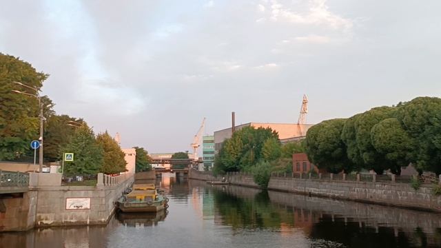 набережная реки Пряжки и Матисов мост ,Петербург
