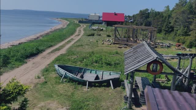 Поморский поселок на Белом море.Кузрека.