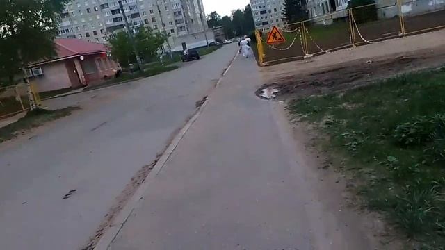 По тому же месту