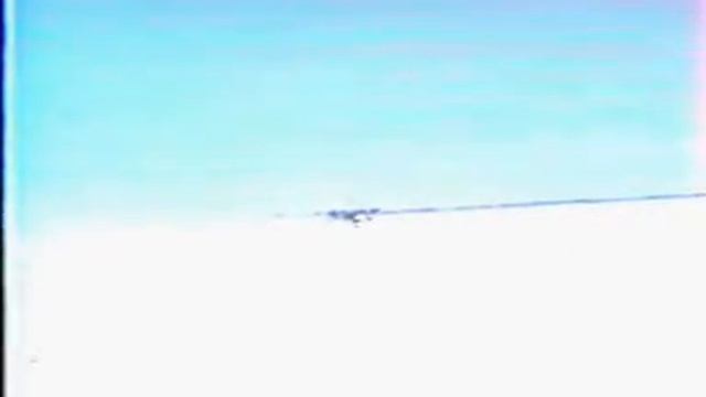 Взлет АН-2 на лыжах зимой
