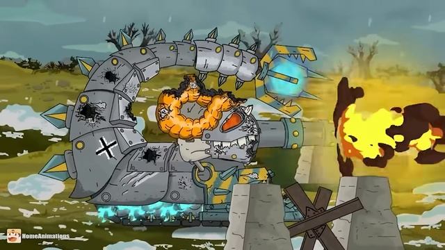 HomeAnimations – Мультики про танки  Новая история - Когда Охотник становится Жертвой !