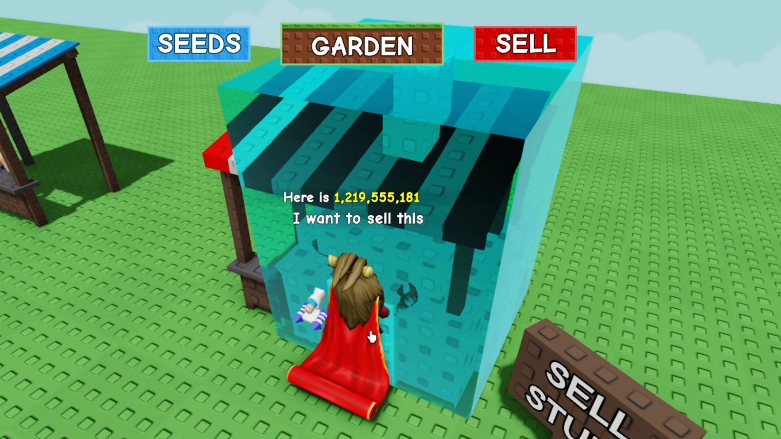 Grow a Garden ROBLOX #5 продаем накопленные крупные плоды