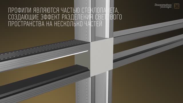 Декоративная раскладка Twin (Duplex) для окон.