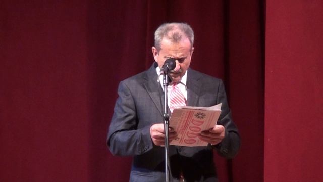 Mədəniyyət Xadimi, Camal Mirzəyevin çıxışı ( Rəşid Behbudov adına Mahnı Teatrı )