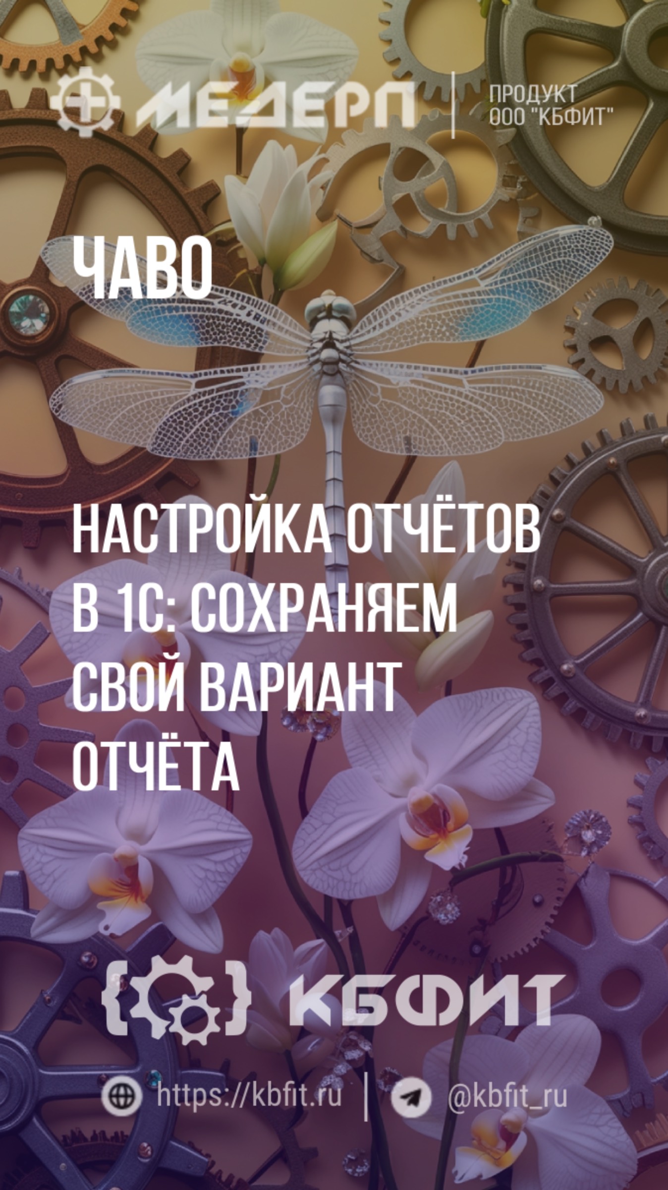 КБФИТ: МЕДЕРП. ЧАВО: Настройка отчётов в 1С: сохраняем свой вариант отчёта. Ч.1.