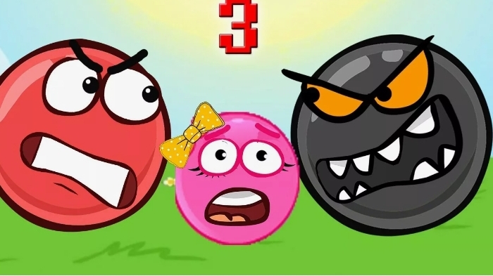 Red ball4, Red ball 5 , red ball 6 , КРАСНЫЙ КОЛОБОК,  КРАСНЫЙ ШАРИК,  НЕСНОСНЫЙ Шарик  МУЛЬТИКИ